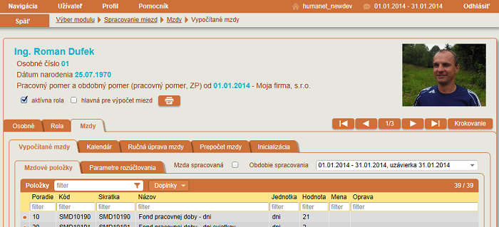 Mzdový program