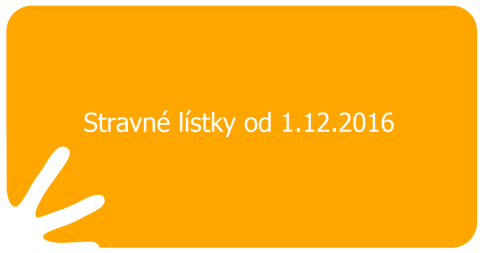 Stravné lístky od 1.12.2016