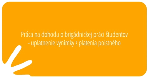 Práca na dohodu o brigádnickej práci študentov