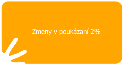 Zmeny v poukázaní 2%
