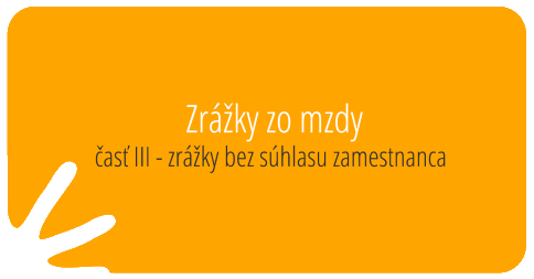 Zrážky bez súhlasu zamestnanca